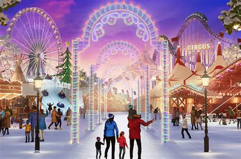 A Winter Wonderland of Disney Characters