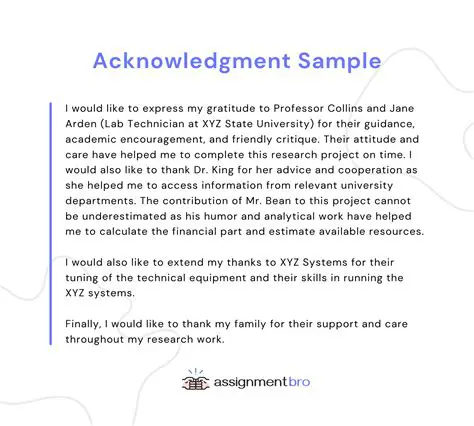 Acknowledgment of Guidance