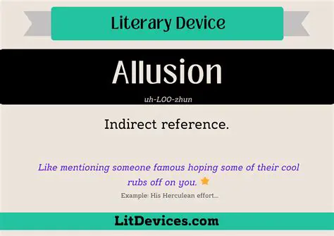 Allusions are only used in literature