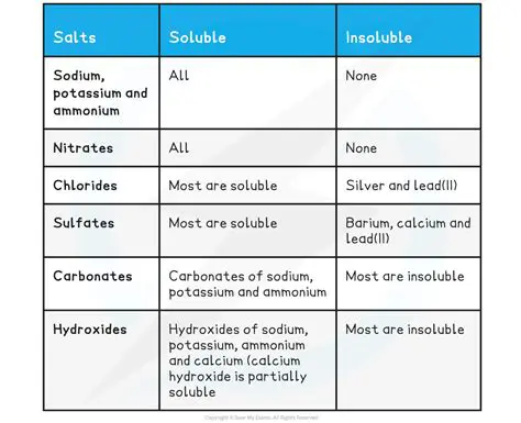 Applications of Solubility Rules