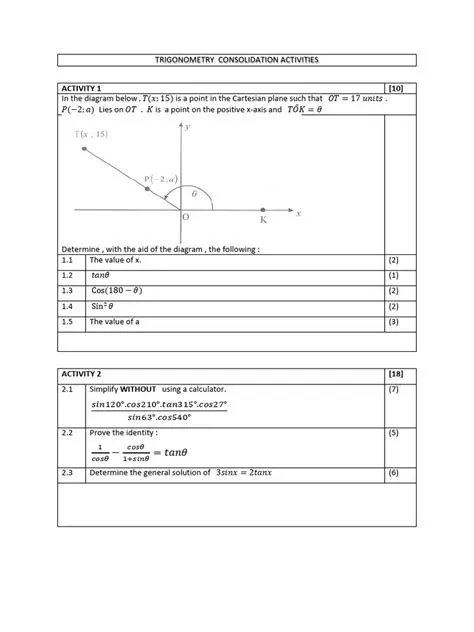 Applying Trigonometric Principles