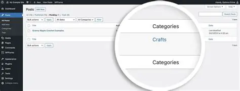 Assign Tags and Categories