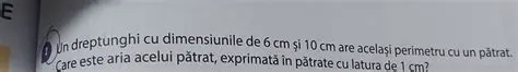 Calcularea Perimetrului Dreptunghiului