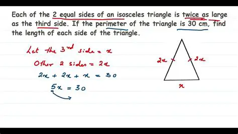Calculating the Length of Each Side of the Triangle