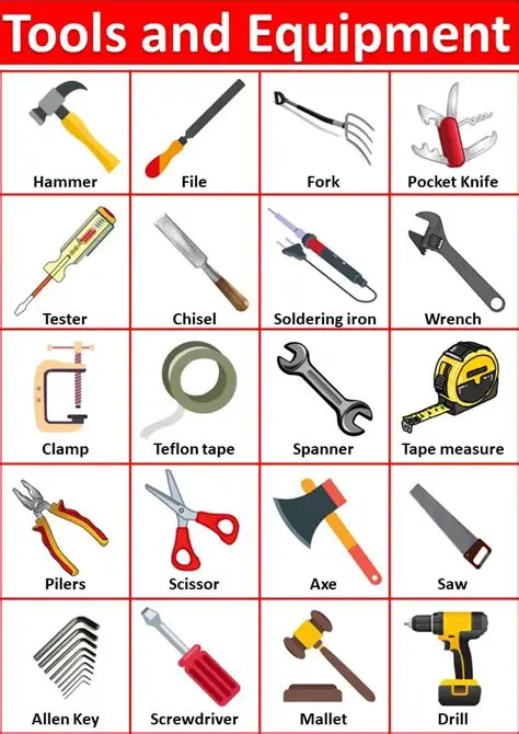 Catalog and track equipment and tools