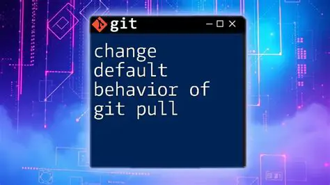 Change the Default Behavior