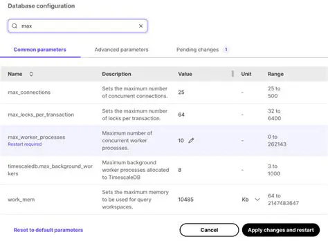 Check the Database Configuration