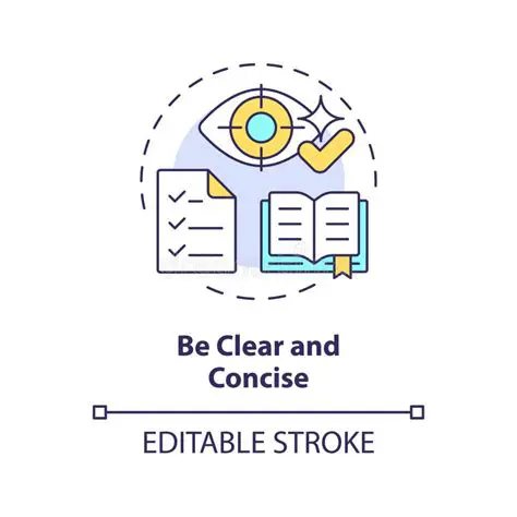 Clear and concise interface