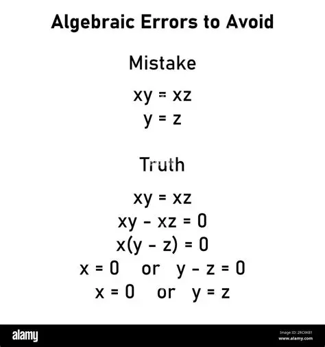 Common Mistakes in Mathematical Calculations