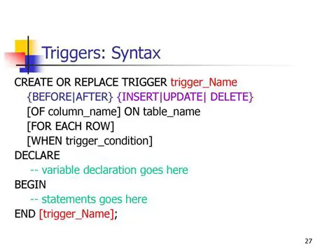 Common Trigger Syntax Errors in phpMyAdmin