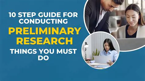 Conduct preliminary research