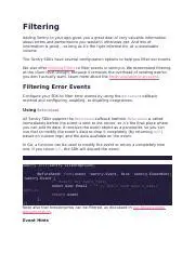 Configuring Sentry for Error Filtering