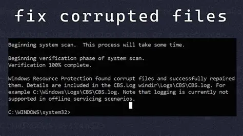 Corrupted or outdated tool
