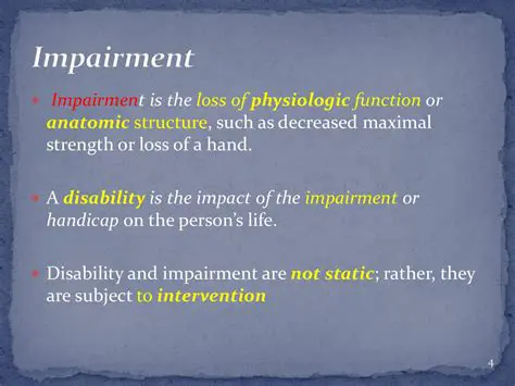 Defining Diversion and Impairment