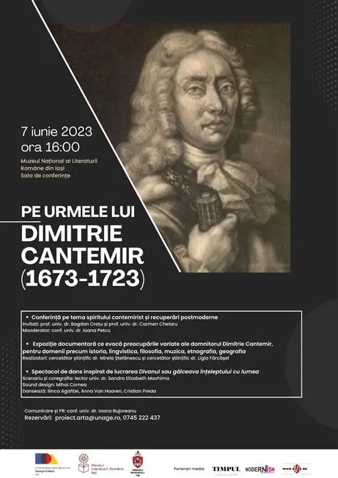 Domeniile variate de activitate ale lui Dimitrie Cantemir