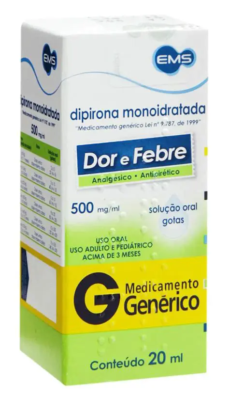Dose de Dipirona Prescrita