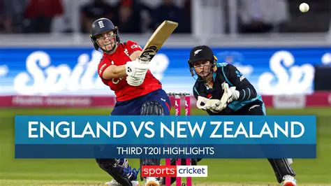 England vs New Zealand: A Clash of Titans in Cricket