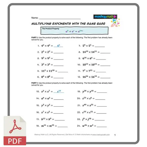 Evaluating Exponents and Integers