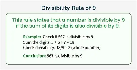Examples of Divisibility by 9