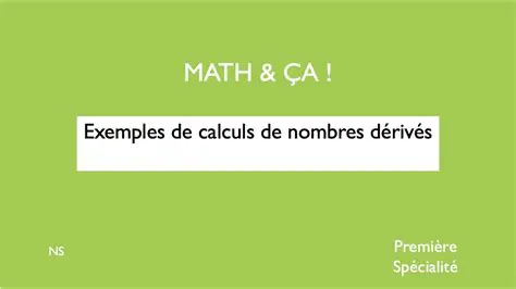 Exemples de calculs de demi