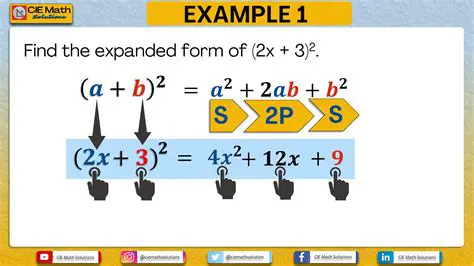 Expanding the Square of a Binomial
