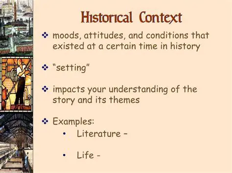 Explore the historical context