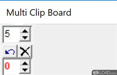 Features of MultiClipBoard