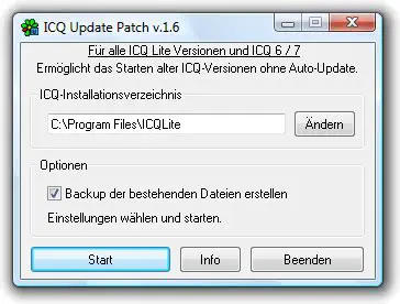 Features of the ICQ Update Patch