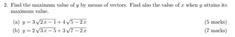 Finding the Maximum Value of y