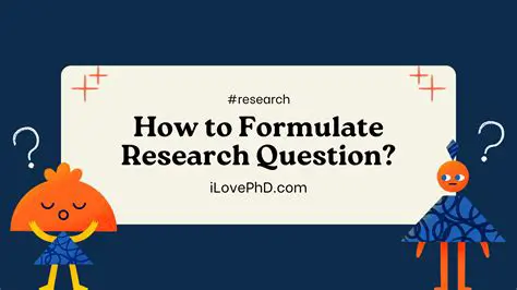 Formulating Research Questions