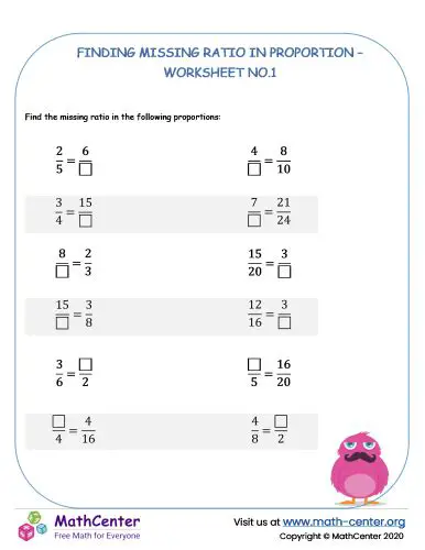 How to Find the Missing Number in a Proportion