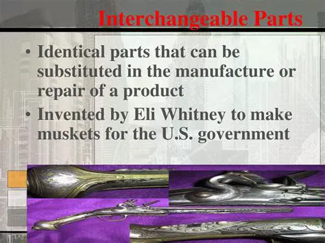 Impact of Interchangeable Parts on American Society