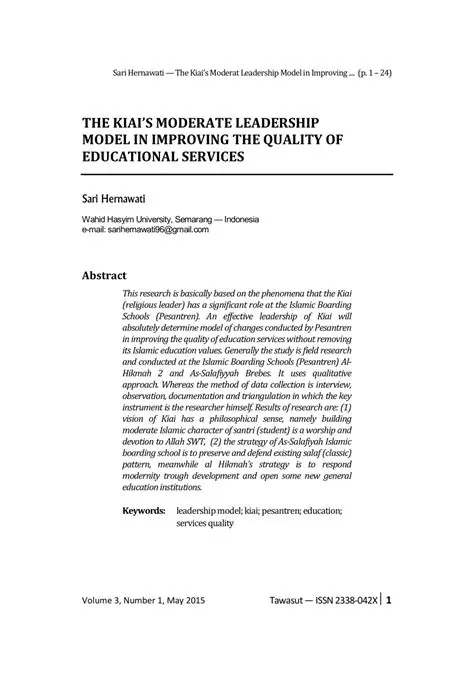 Improving the quality of educational services
