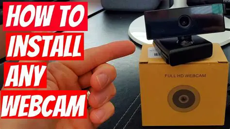 Installing Your USB Webcam