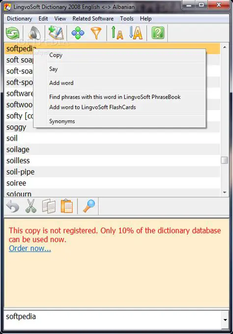 Introduction to LingvoSoft Dictionary 2008