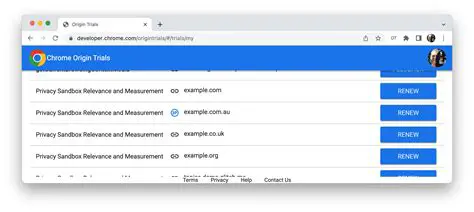 Join the Chrome Origin Trials community