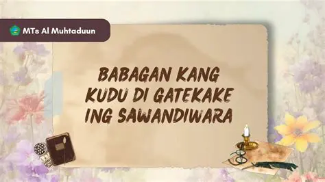 Kang Kaping Pisan Kudu di Gatekake