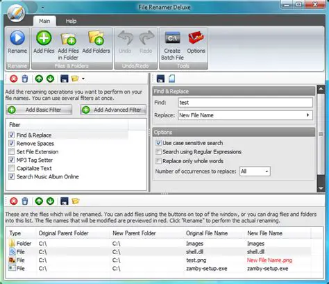 Key Features of All File Renamer