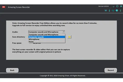 Key Features of Amazing Screen Recorder