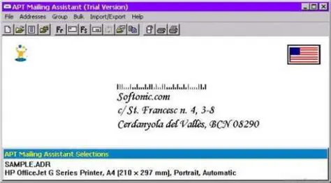 Key Features of APT Mailing Assistant