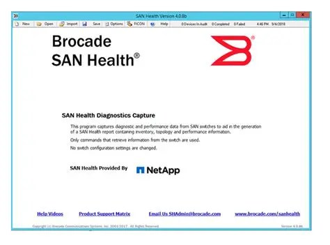 Key Features of Brocade SAN Health Diagnostics Capture