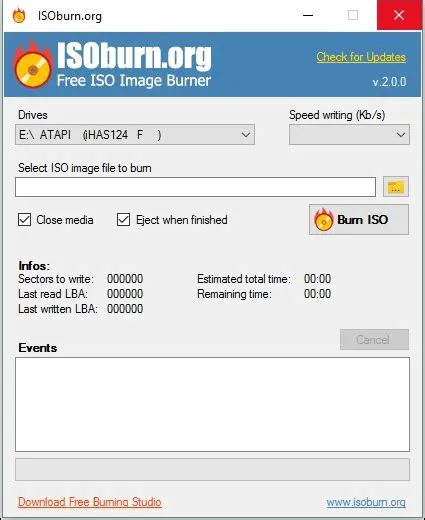 Key Features of Free ISO Burner