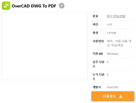 Key Features of OverCAD DWG TO PDF
