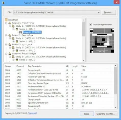 Key Features of Sante DICOMDIR Viewer