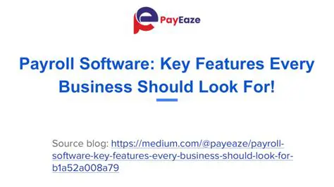 Key Features of SW Payroll