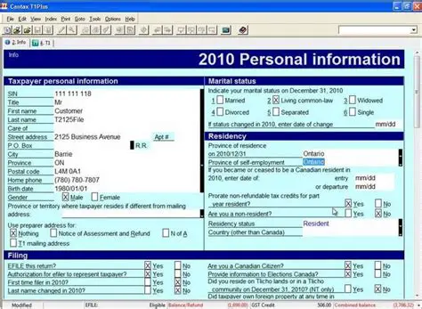 Key Features of the 2004 T1Plus with EFILE