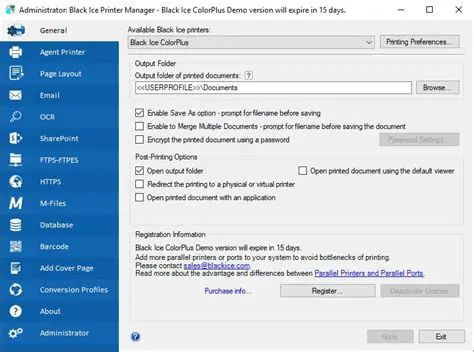 Key Features of the Black Ice Printer Manager