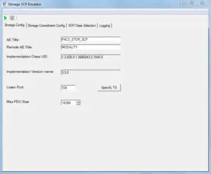Key Features of the DVTk Storage SCU Emulator