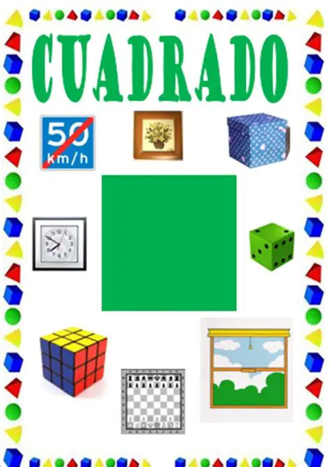 La forma cuadrada del parque