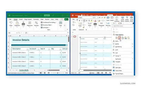 Launch PowerPoint or Excel